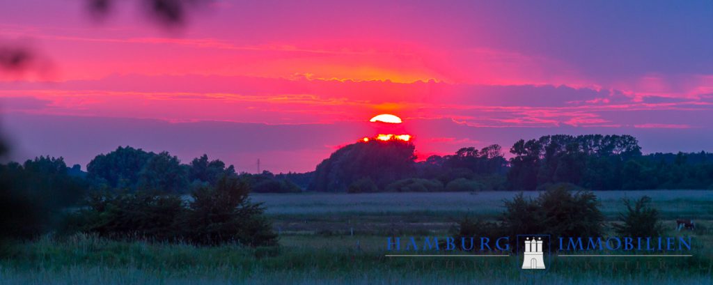 Gruber See in der Abendsonne