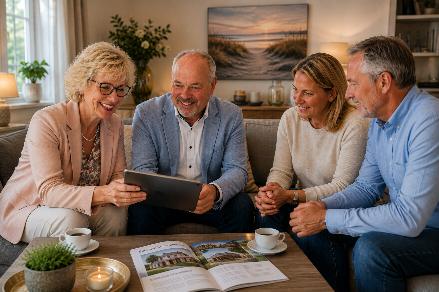 Diskrete Immobilienvermarktung