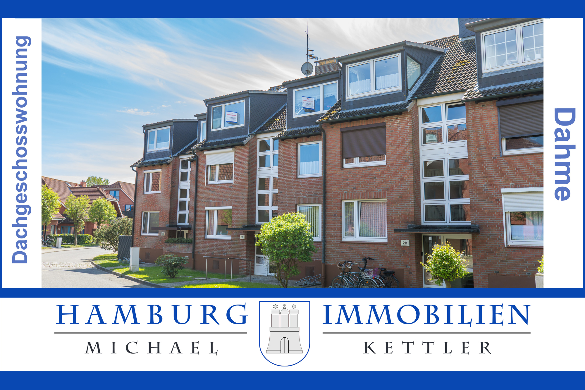 Gemütliche DG-Whg. mit Wohn-Schlafbereich, EBK, Duschbad, Flur und sonnigen Südbalkon, 23747 Dahme