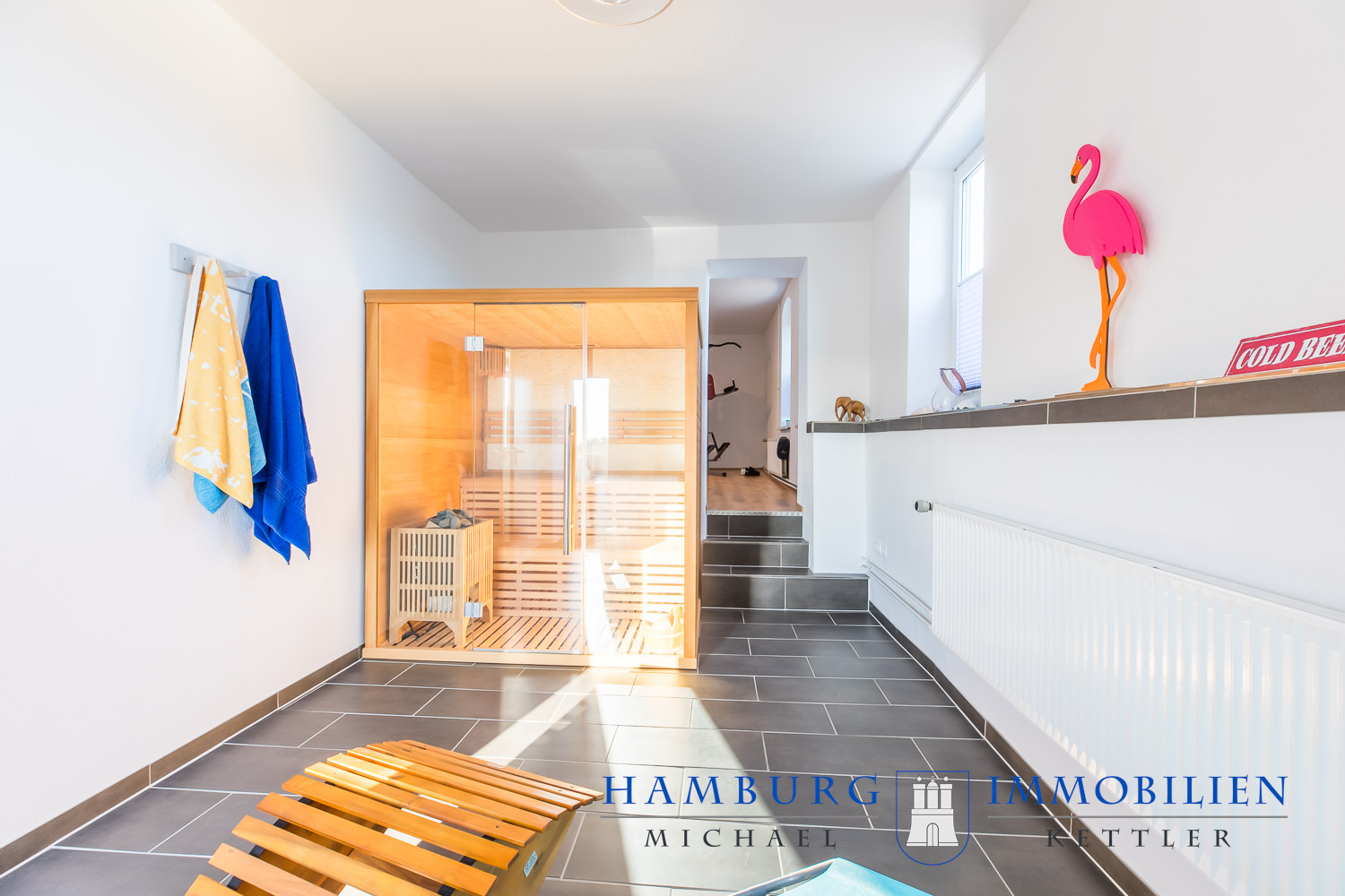 Sauna und Ruheraum