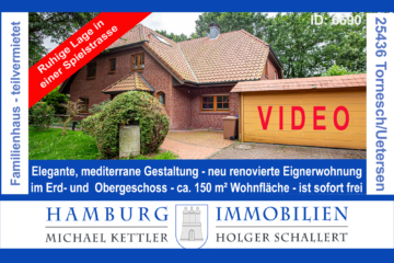 Familienhaus – teilvermietet – BJ 1999 – 4-Zimmerwohnung – ca. 150 m² – sofort frei – 25436 Tornesch, 25436 Uetersen/Tornesch, Mehrfamilienhaus