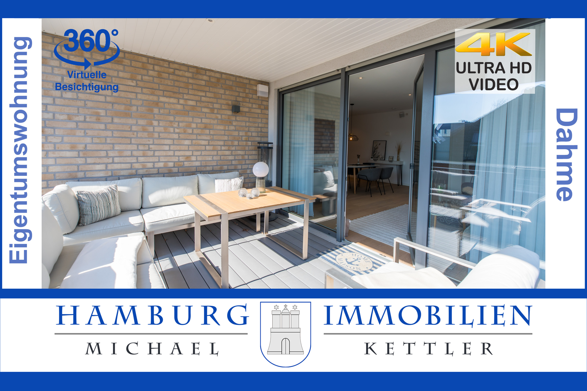 Hochwertige 3 Zi.-Whg. in 23747 Dahme, 1OG. Top Zustand, sofort bezugsfertig, Balkon, Carport uvm.