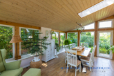 Wintergarten Essbereich - Naturnah Wohnen am Feldrand auf Fehmarn, vielseitiges Haus und großem Gartenparadies