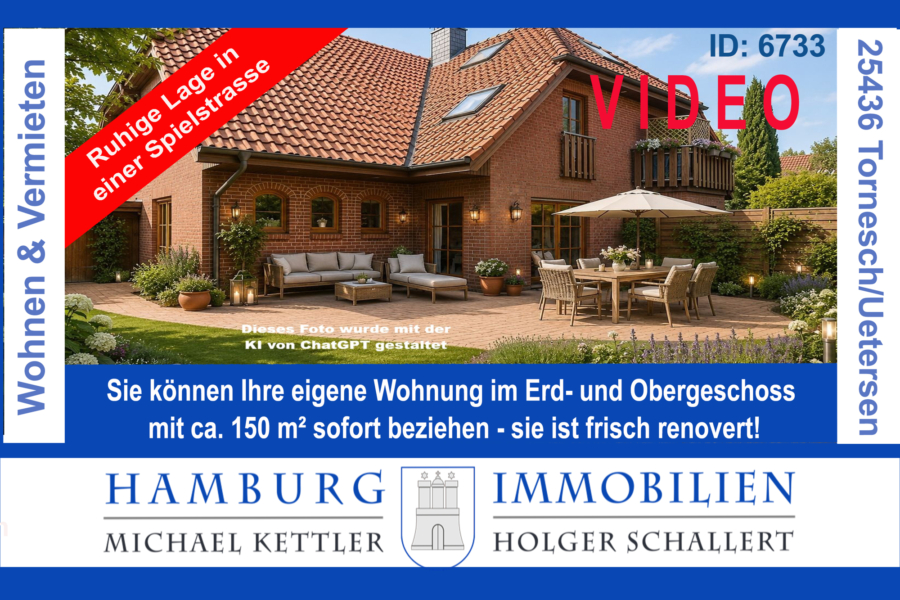 Birkenstieg Gartenseite mit KI Wohnen + Vermieten Kopie