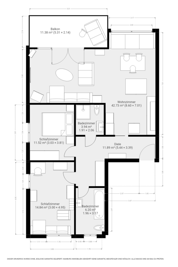 Wohnung 1 - Erdgeschoss