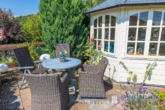 Teehaus kl. Terrasse - Scandinavischer EBK Bungalow auf ca. 792m² Traum-Grundstück in 23747 Dahme