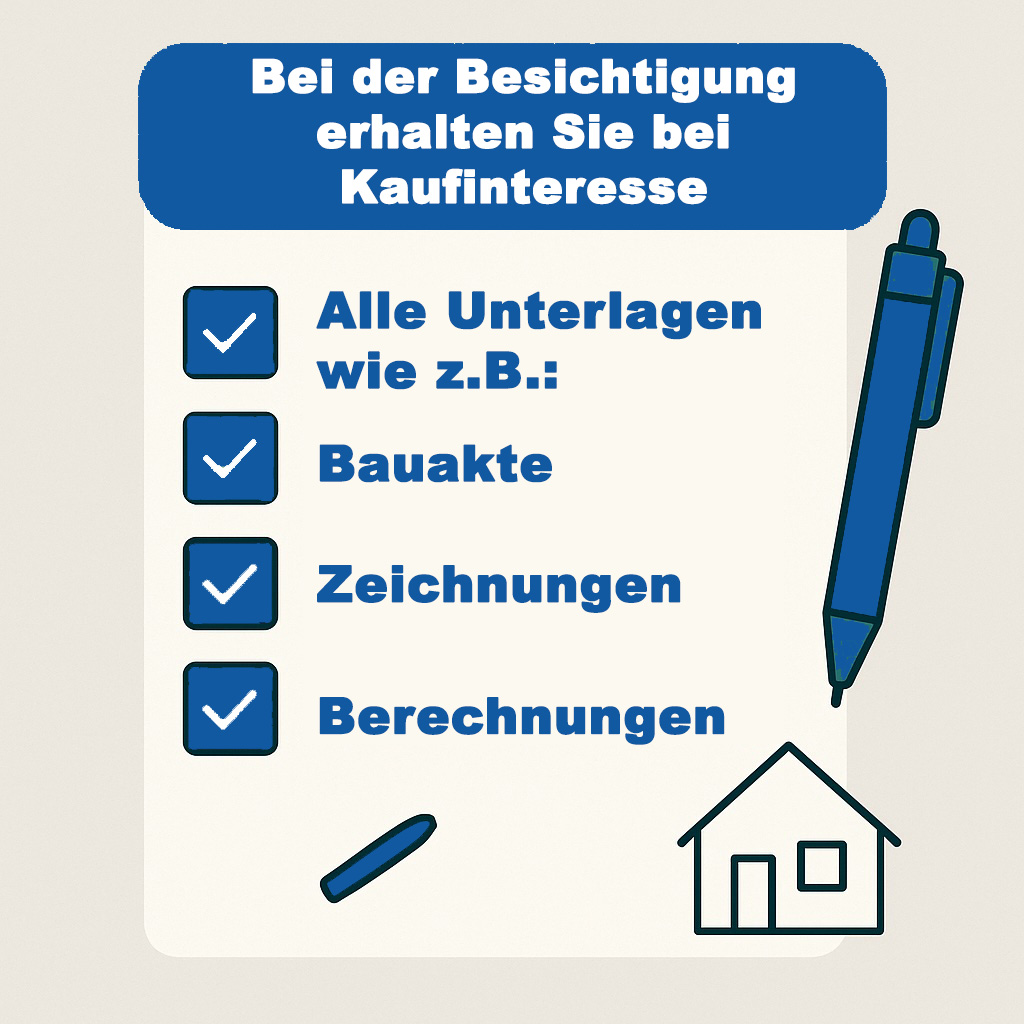Unterlagen zur Besichtigung