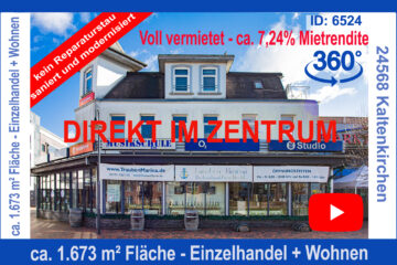 Preis verhandelbar – Wohn-/Geschäftshaus – vermietet – ca. 7,24% Mietrendite – kein Renovierungsstau, 24568 Kaltenkirchen, Verkaufsfläche