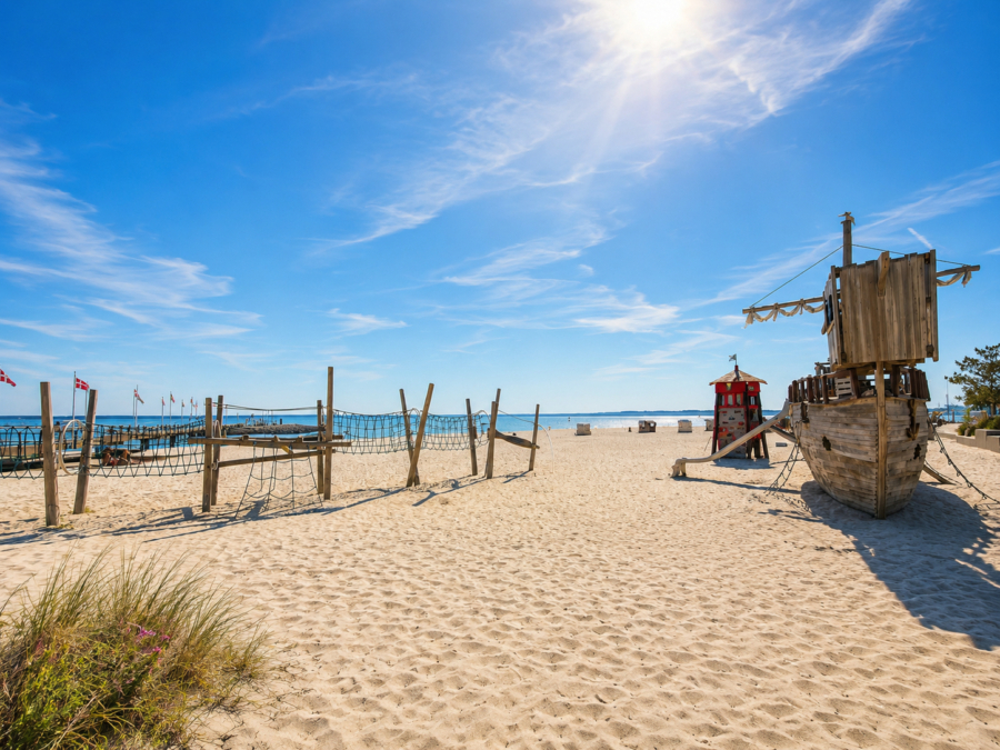 Spielplatz Strand