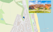 Lageplan - Ostsee genießen: Strandnahes Mittelreihenhaus mit Terrasse, Garten und Stellplatz in 23747 Dahme