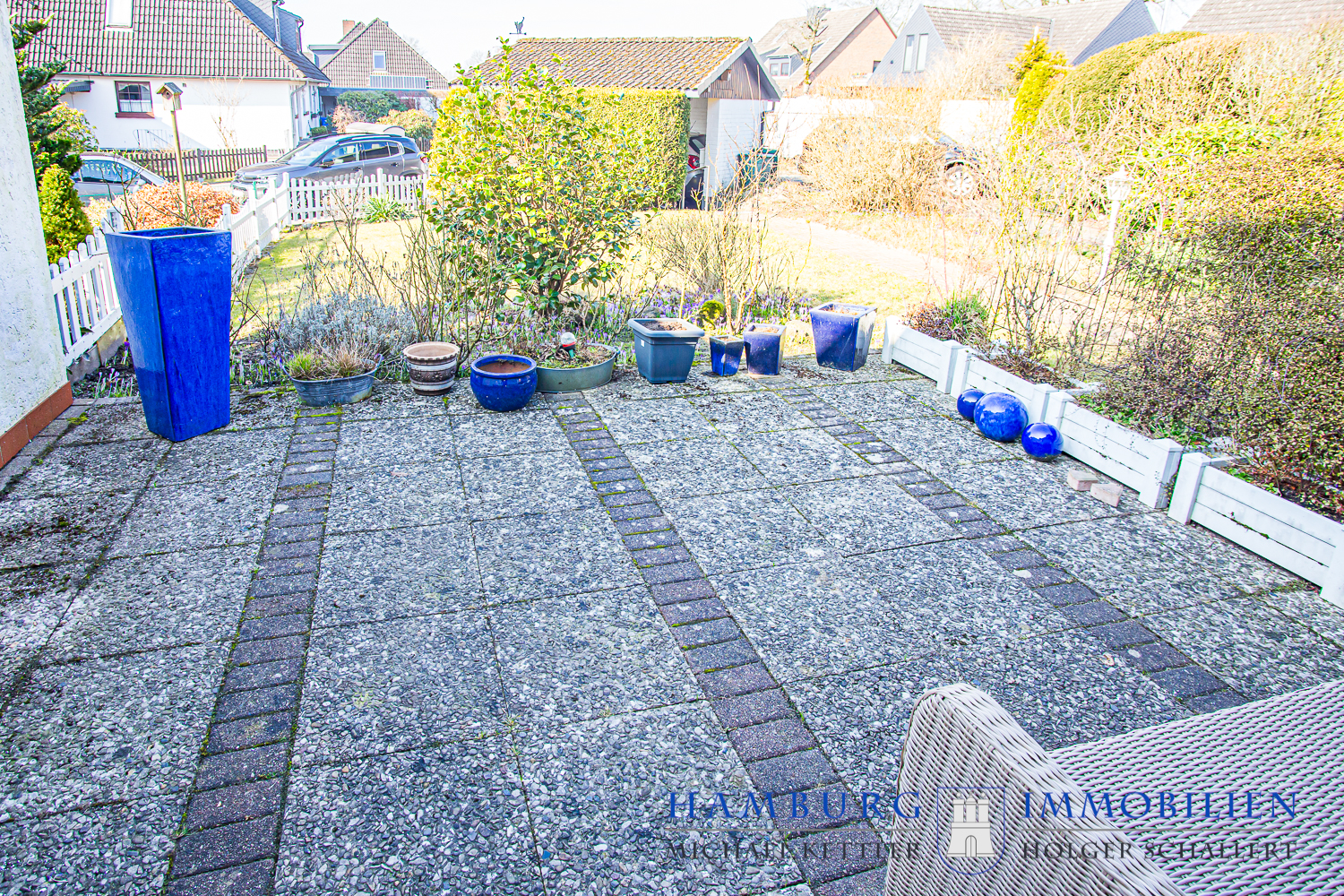 Süd-Westterrasse Haus 2