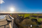 Balkon Ausblick - Weitblick, Nachmittagssonne und Sonnenuntergang, 2 Zimmer 47m² Wohnung, 7. OG Berolina 23747 Dahme