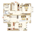 Erdgeschoss - 3-Familienhaus – BJ 1999 – Eignerwohnung, 4 Zimmer, sofort beziehbar – 30-er Zone in 25436 Tornesch