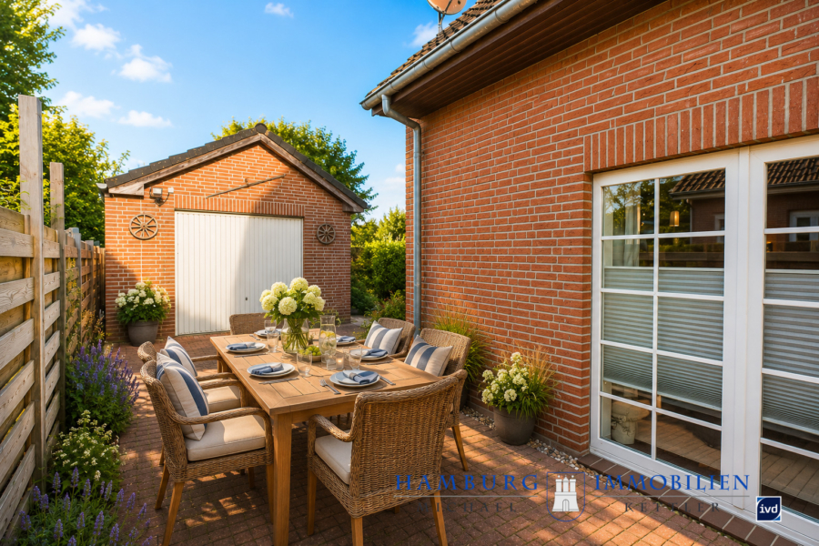 Wohnung 2 Terrasse hinten