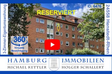 3-Zimmer-Wohnung, modernisiert, renoviert, ruhig und verkehrsgünstig gelegen in 25421 Pinneberg, 25421 Pinneberg, Etagenwohnung