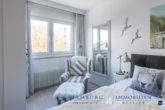 Schlafbereich - Moderne Ferienwohnung 38 m², Schwimmbad, Balkon ins grüne ☀️, überdachter Stellplatz, Haus Berolina