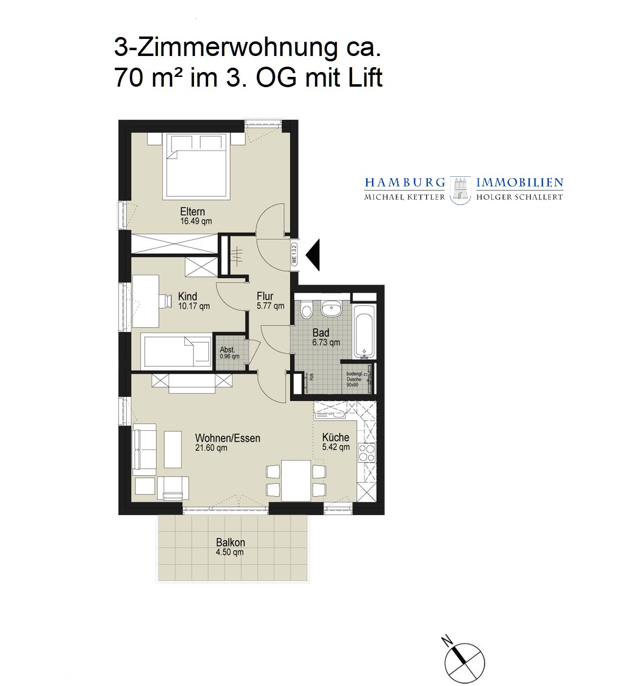 Grundrissskizze Leyen