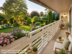 15 Balkon mit Blick in den Garten